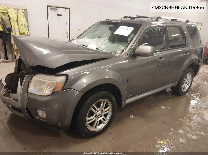 2010 Mercury Mariner Premier VIN: 4M2CN9HG6AKJ19966 Lot: 44079578