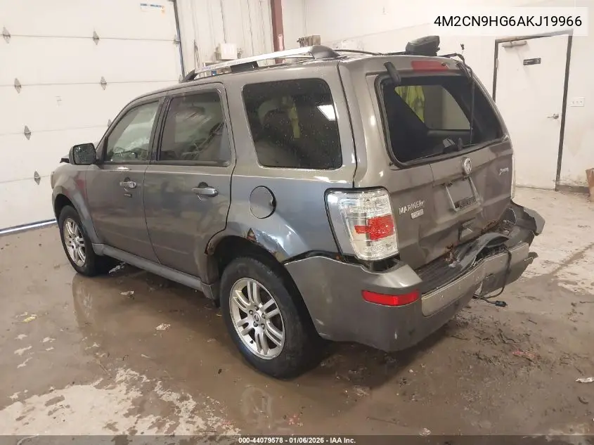 2010 Mercury Mariner Premier VIN: 4M2CN9HG6AKJ19966 Lot: 44079578