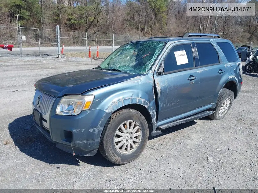 2010 Mercury Mariner Premier VIN: 4M2CN9H76AKJ14671 Lot: 44549223