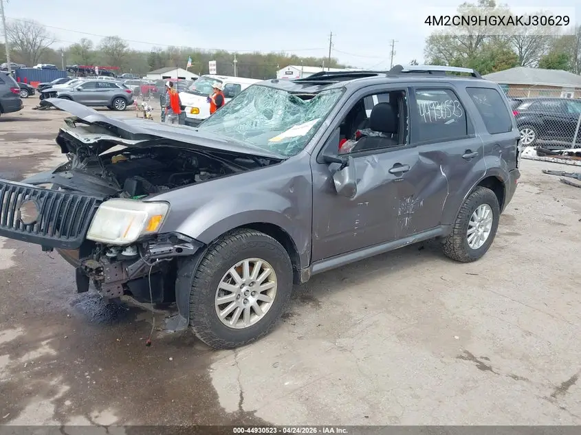 2010 Mercury Mariner Premier VIN: 4M2CN9HGXAKJ30629 Lot: 44930523