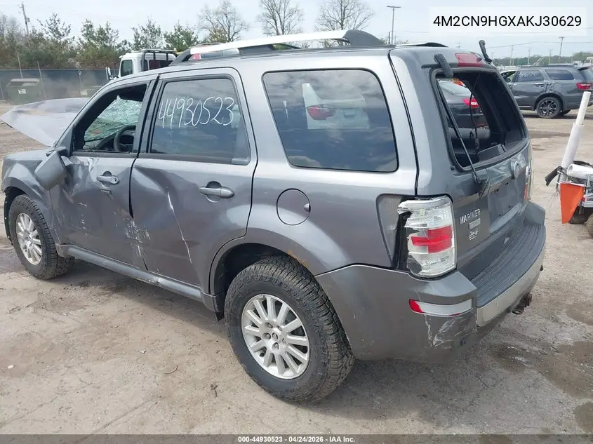 2010 Mercury Mariner Premier VIN: 4M2CN9HGXAKJ30629 Lot: 44930523
