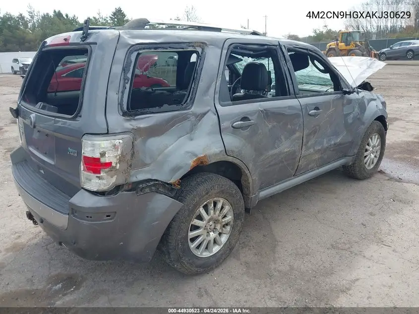 2010 Mercury Mariner Premier VIN: 4M2CN9HGXAKJ30629 Lot: 44930523