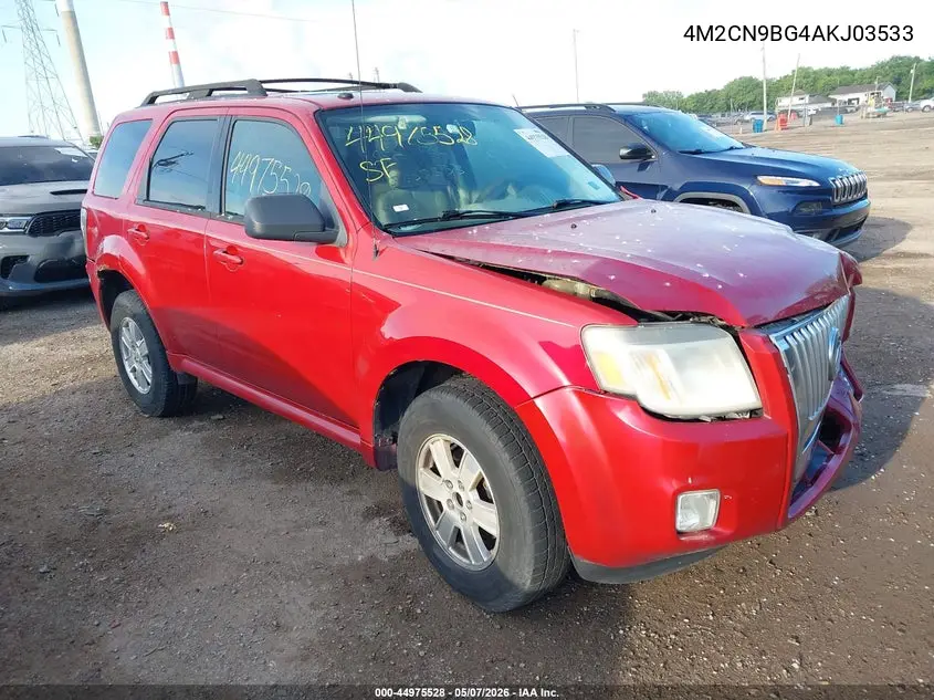 2010 Mercury Mariner VIN: 4M2CN9BG4AKJ03533 Lot: 44975528