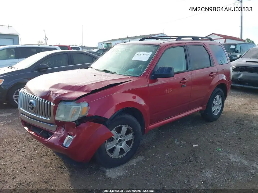 2010 Mercury Mariner VIN: 4M2CN9BG4AKJ03533 Lot: 44975528
