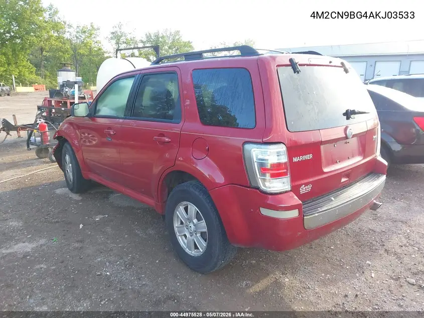 2010 Mercury Mariner VIN: 4M2CN9BG4AKJ03533 Lot: 44975528