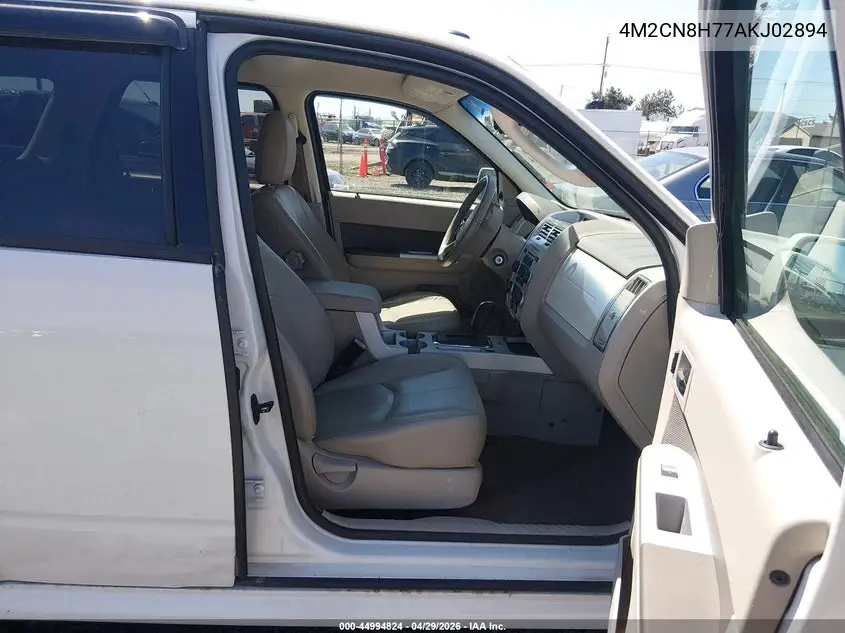 2010 Mercury Mariner Premier VIN: 4M2CN8H77AKJ02894 Lot: 44994824