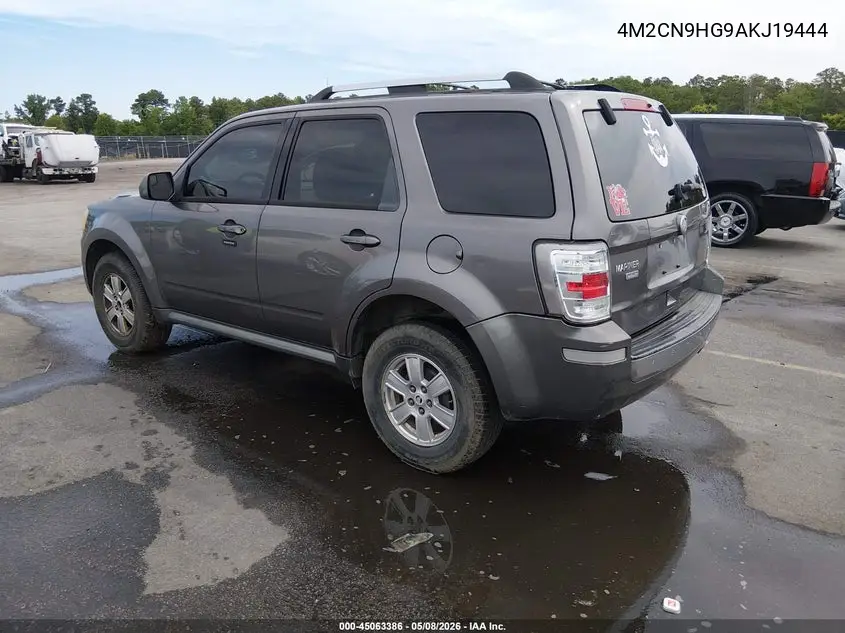2010 Mercury Mariner Premier VIN: 4M2CN9HG9AKJ19444 Lot: 45063386
