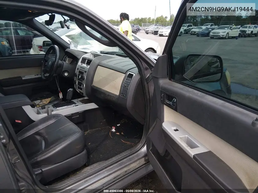 2010 Mercury Mariner Premier VIN: 4M2CN9HG9AKJ19444 Lot: 45063386