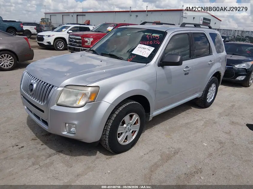 2010 Mercury Mariner VIN: 4M2CN8BG0AKJ29279 Lot: 45188756