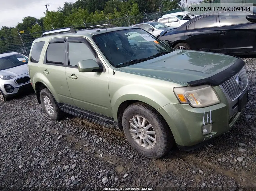 2010 Mercury Mariner Premier VIN: 4M2CN9H72AKJ09144 Lot: 45386798