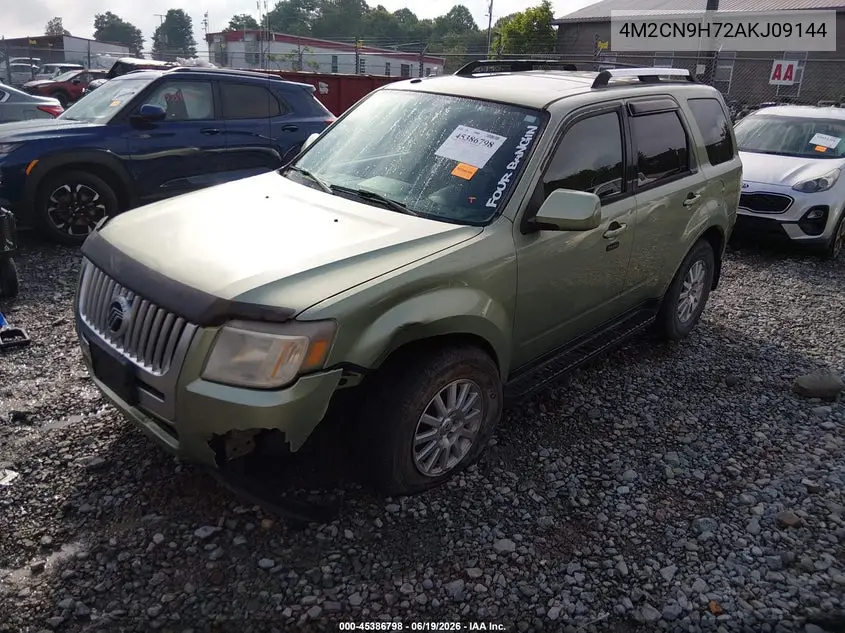 2010 Mercury Mariner Premier VIN: 4M2CN9H72AKJ09144 Lot: 45386798