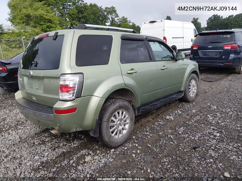 2010 Mercury Mariner Premier VIN: 4M2CN9H72AKJ09144 Lot: 45386798