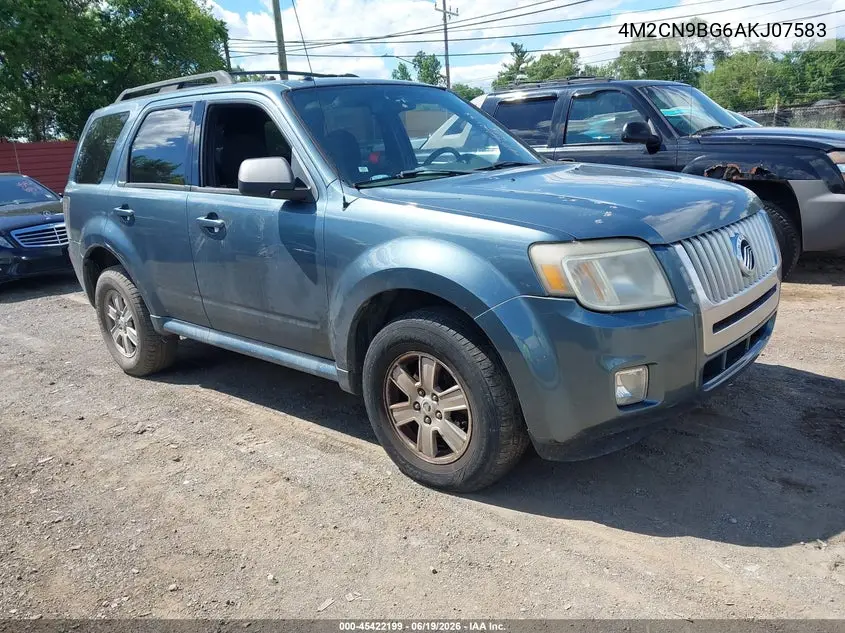 2010 Mercury Mariner VIN: 4M2CN9BG6AKJ07583 Lot: 45422199
