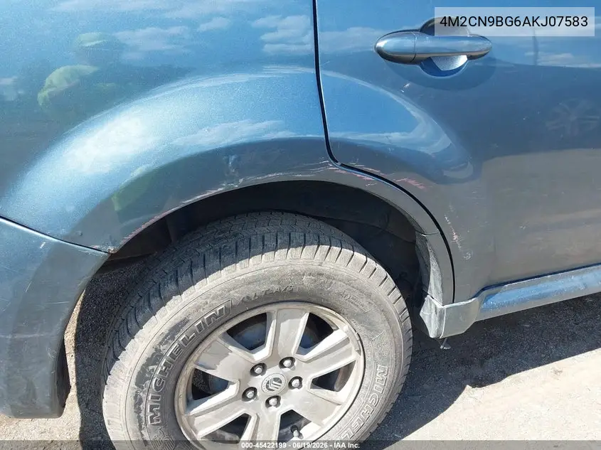 2010 Mercury Mariner VIN: 4M2CN9BG6AKJ07583 Lot: 45422199