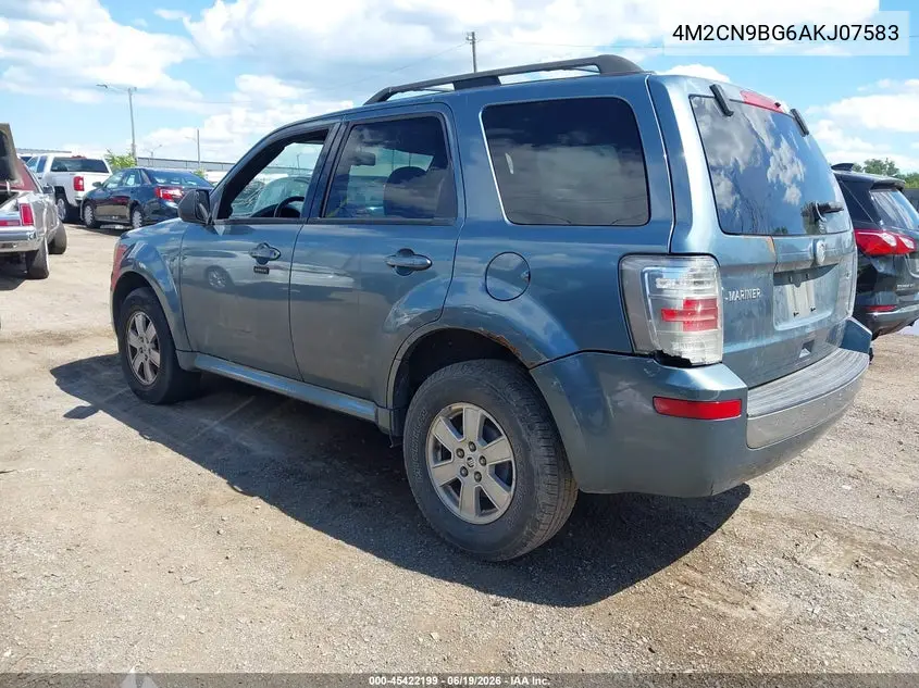 2010 Mercury Mariner VIN: 4M2CN9BG6AKJ07583 Lot: 45422199