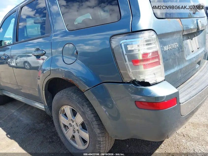 2010 Mercury Mariner VIN: 4M2CN9BG6AKJ07583 Lot: 45422199