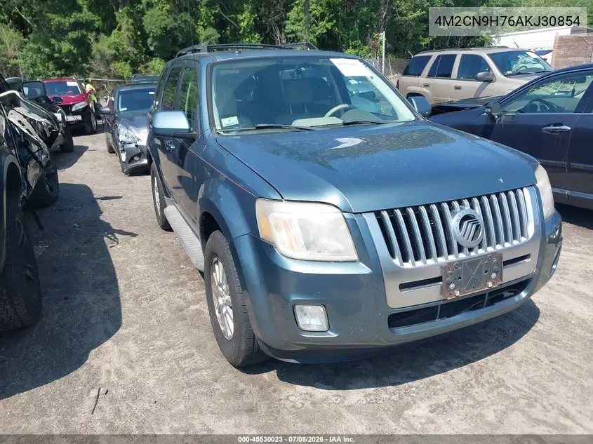 2010 Mercury Mariner Premier VIN: 4M2CN9H76AKJ30854 Lot: 45530023