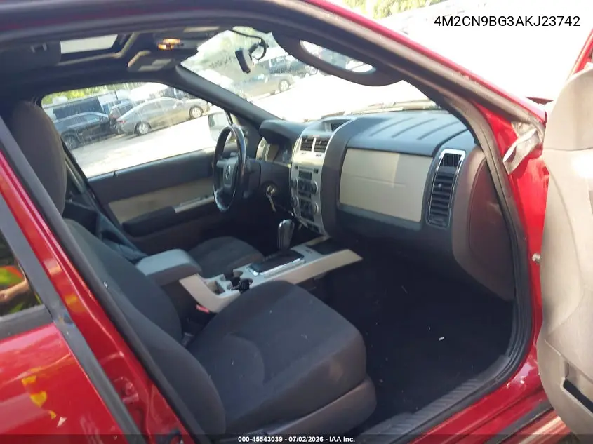 2010 Mercury Mariner VIN: 4M2CN9BG3AKJ23742 Lot: 45543039