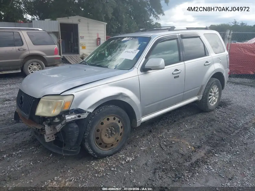 2010 Mercury Mariner Premier VIN: 4M2CN8H70AKJ04972 Lot: 45662927