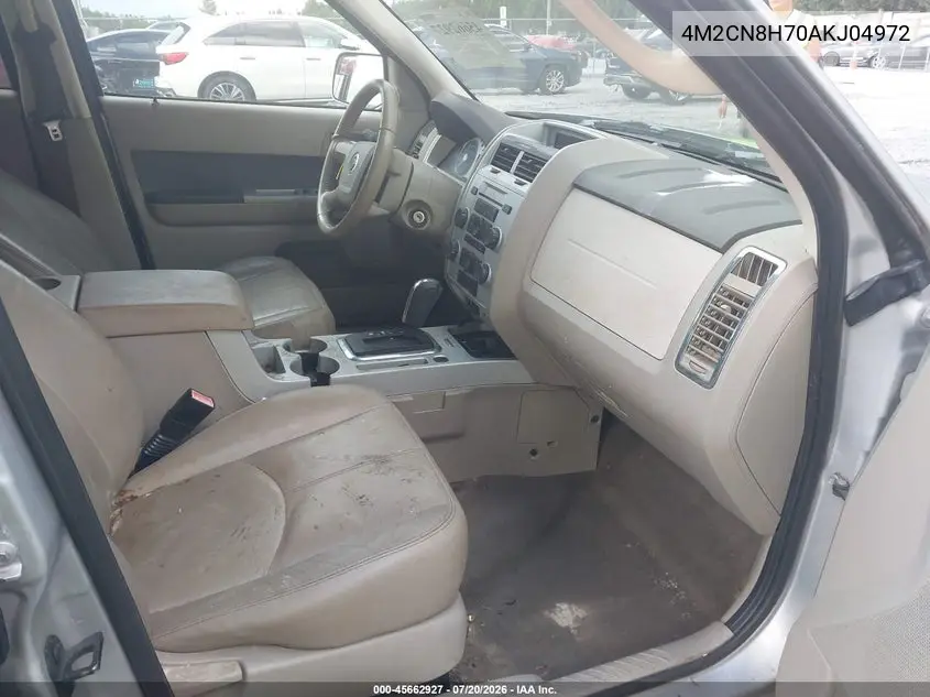 2010 Mercury Mariner Premier VIN: 4M2CN8H70AKJ04972 Lot: 45662927