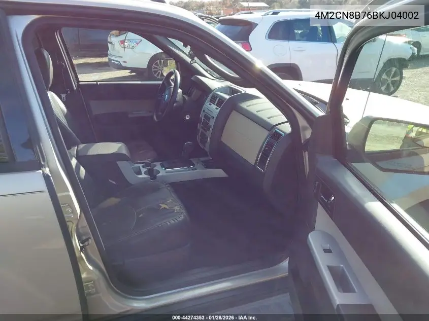 2011 Mercury Mariner VIN: 4M2CN8B76BKJ04002 Lot: 44274353