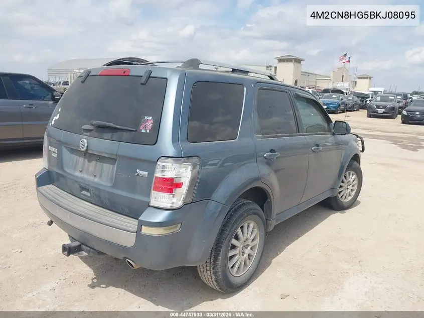 2011 Mercury Mariner Premier VIN: 4M2CN8HG5BKJ08095 Lot: 44747530