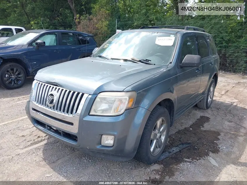 2011 Mercury Mariner Premier VIN: 4M2CN8HG4BKJ06001 Lot: 45527286