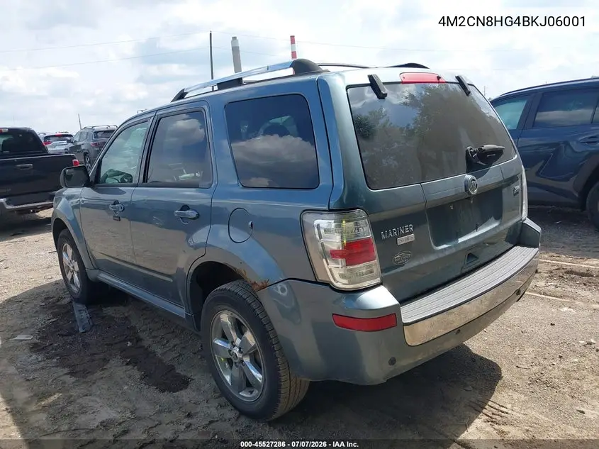 2011 Mercury Mariner Premier VIN: 4M2CN8HG4BKJ06001 Lot: 45527286
