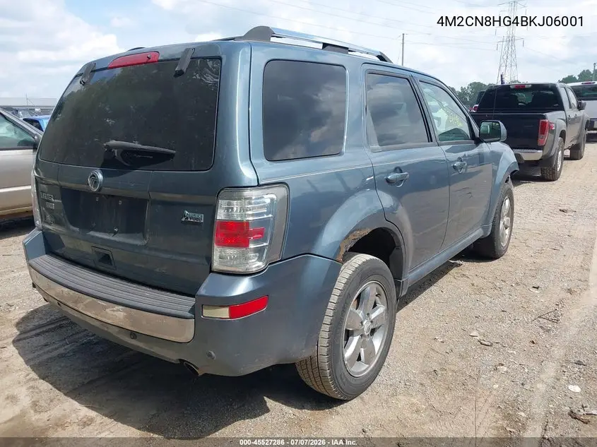 2011 Mercury Mariner Premier VIN: 4M2CN8HG4BKJ06001 Lot: 45527286