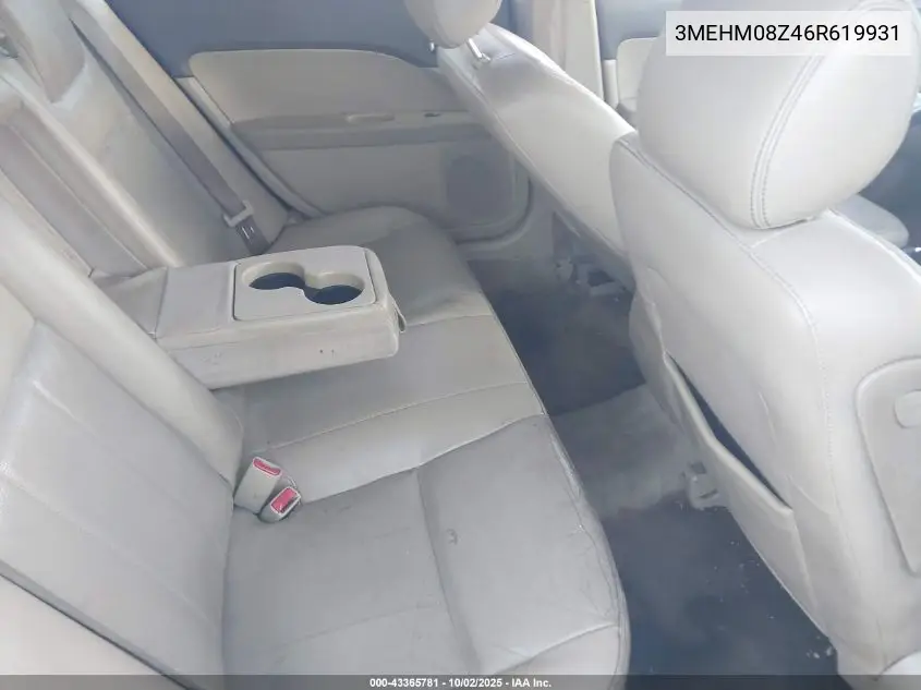 2006 Mercury Milan I4 Premier VIN: 3MEHM08Z46R619931 Lot: 43365781