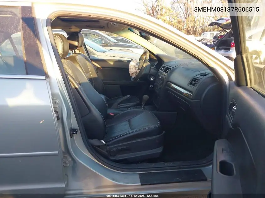 2007 Mercury Milan V6 Premier VIN: 3MEHM08187R606515 Lot: 43672394