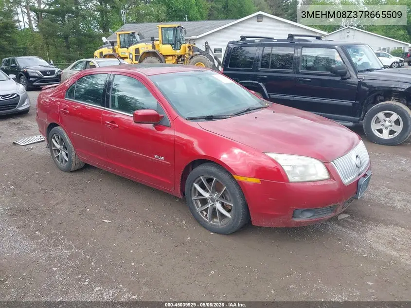 2007 Mercury Milan Premier VIN: 3MEHM08Z37R665509 Lot: 45039929