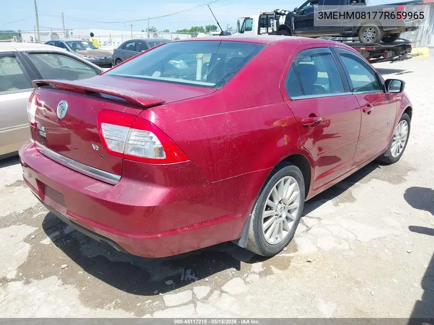 2007 Mercury Milan V6 Premier VIN: 3MEHM08177R659965 Lot: 45117215