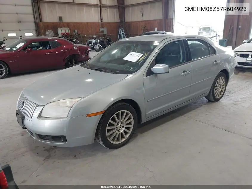 2007 Mercury Milan I4 Premier VIN: 3MEHM08Z57R604923 Lot: 45267704