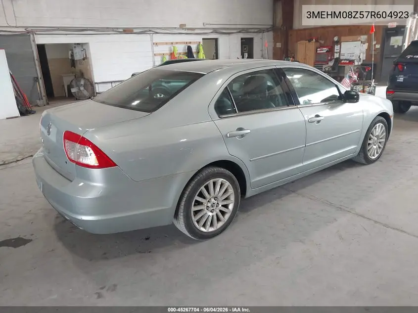 2007 Mercury Milan I4 Premier VIN: 3MEHM08Z57R604923 Lot: 45267704