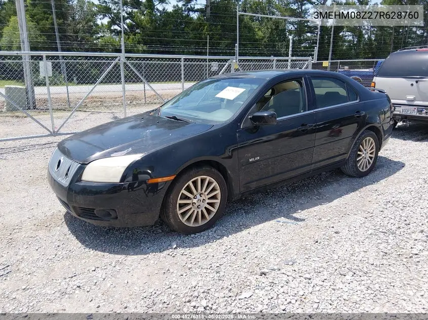2007 Mercury Milan I4 Premier VIN: 3MEHM08Z27R628760 Lot: 45276315