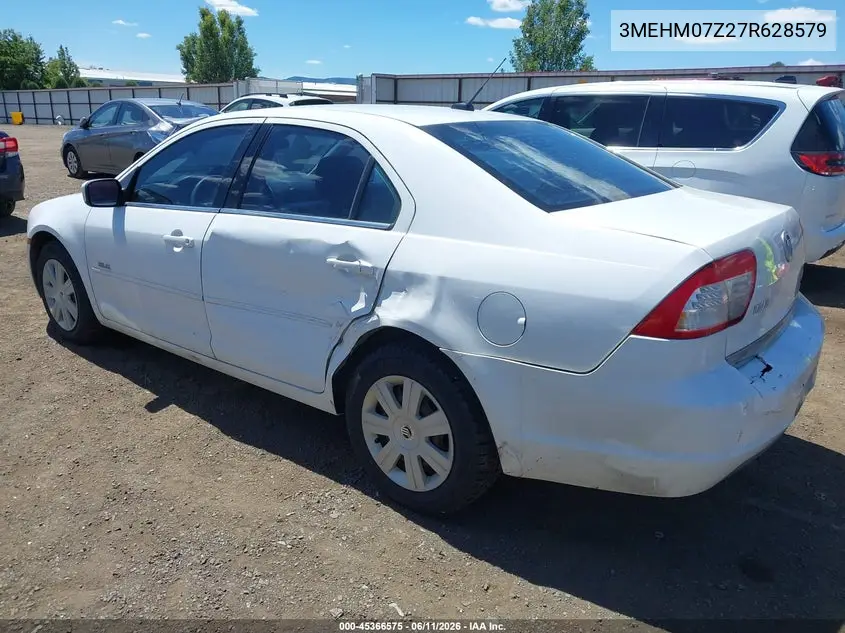 2007 Mercury Milan I4 (100A) VIN: 3MEHM07Z27R628579 Lot: 45366575