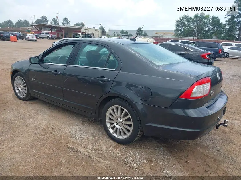 2007 Mercury Milan Premier VIN: 3MEHM08Z27R639161 Lot: 45405423