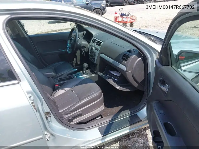 2007 Mercury Milan Premier VIN: 3MEHM08147R667702 Lot: 45487667