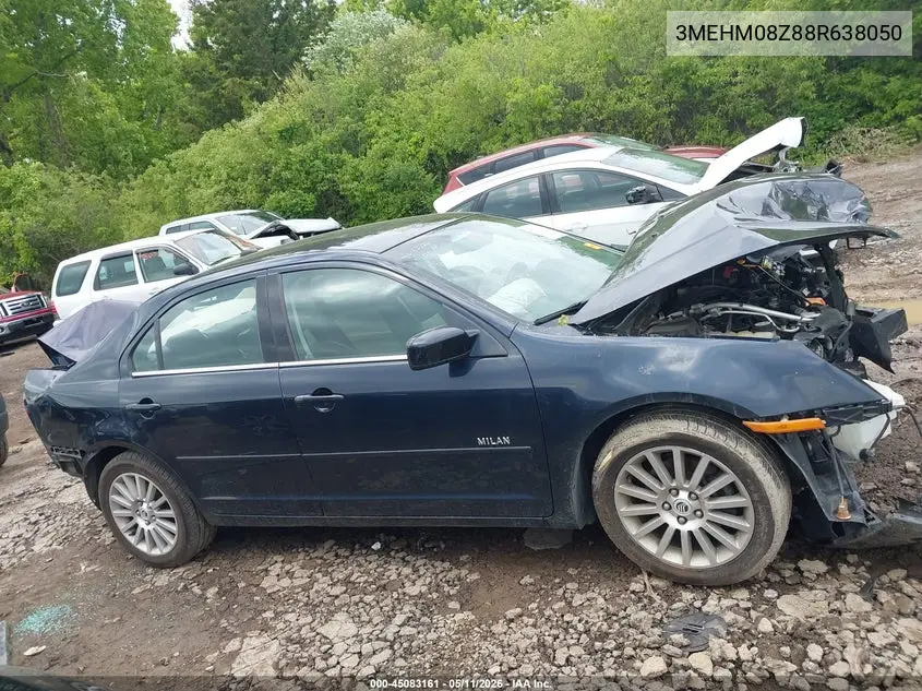 2008 Mercury Milan I4 Premier VIN: 3MEHM08Z88R638050 Lot: 45083161