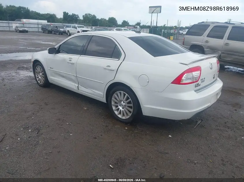 2008 Mercury Milan I4 Premier VIN: 3MEHM08Z98R618969 Lot: 45280945