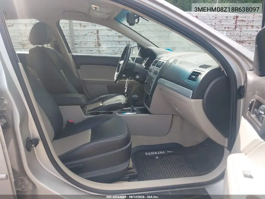 2008 Mercury Milan I4 Premier VIN: 3MEHM08Z18R638097 Lot: 45344699