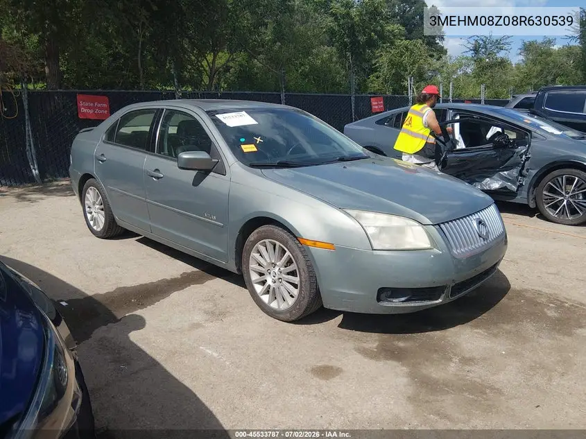 2008 Mercury Milan I4 Premier VIN: 3MEHM08Z08R630539 Lot: 45533787