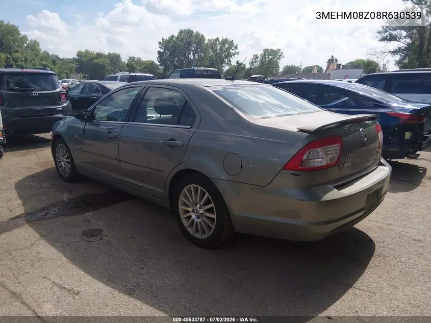 2008 Mercury Milan I4 Premier VIN: 3MEHM08Z08R630539 Lot: 45533787