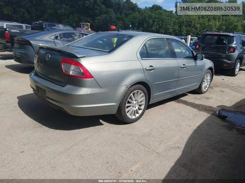 2008 Mercury Milan I4 Premier VIN: 3MEHM08Z08R630539 Lot: 45533787