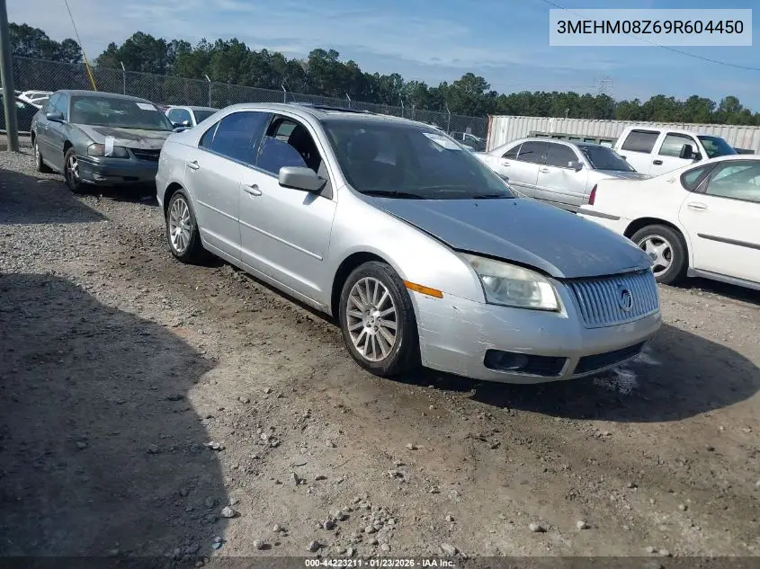 2009 Mercury Milan I4 Premier VIN: 3MEHM08Z69R604450 Lot: 44223211