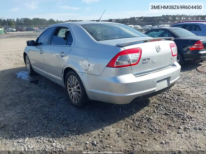 2009 Mercury Milan I4 Premier VIN: 3MEHM08Z69R604450 Lot: 44223211
