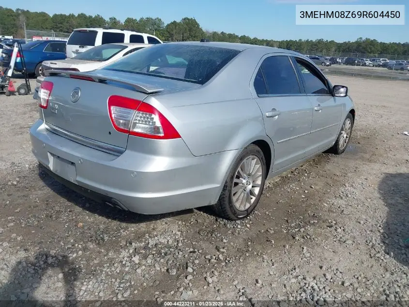 2009 Mercury Milan I4 Premier VIN: 3MEHM08Z69R604450 Lot: 44223211