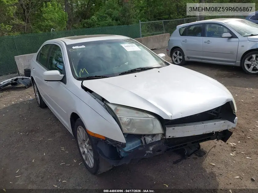 2009 Mercury Milan I4 Premier VIN: 3MEHM08Z59R606867 Lot: 44883096