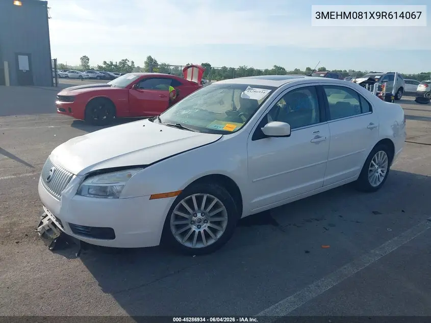 2009 Mercury Milan V6 Premier VIN: 3MEHM081X9R614067 Lot: 45286934